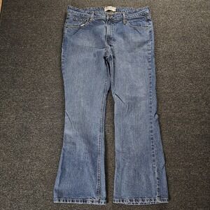 Levi Strauss Signature Jeans Womens Misses 16 Short Low Rise Boot Cut 36x30